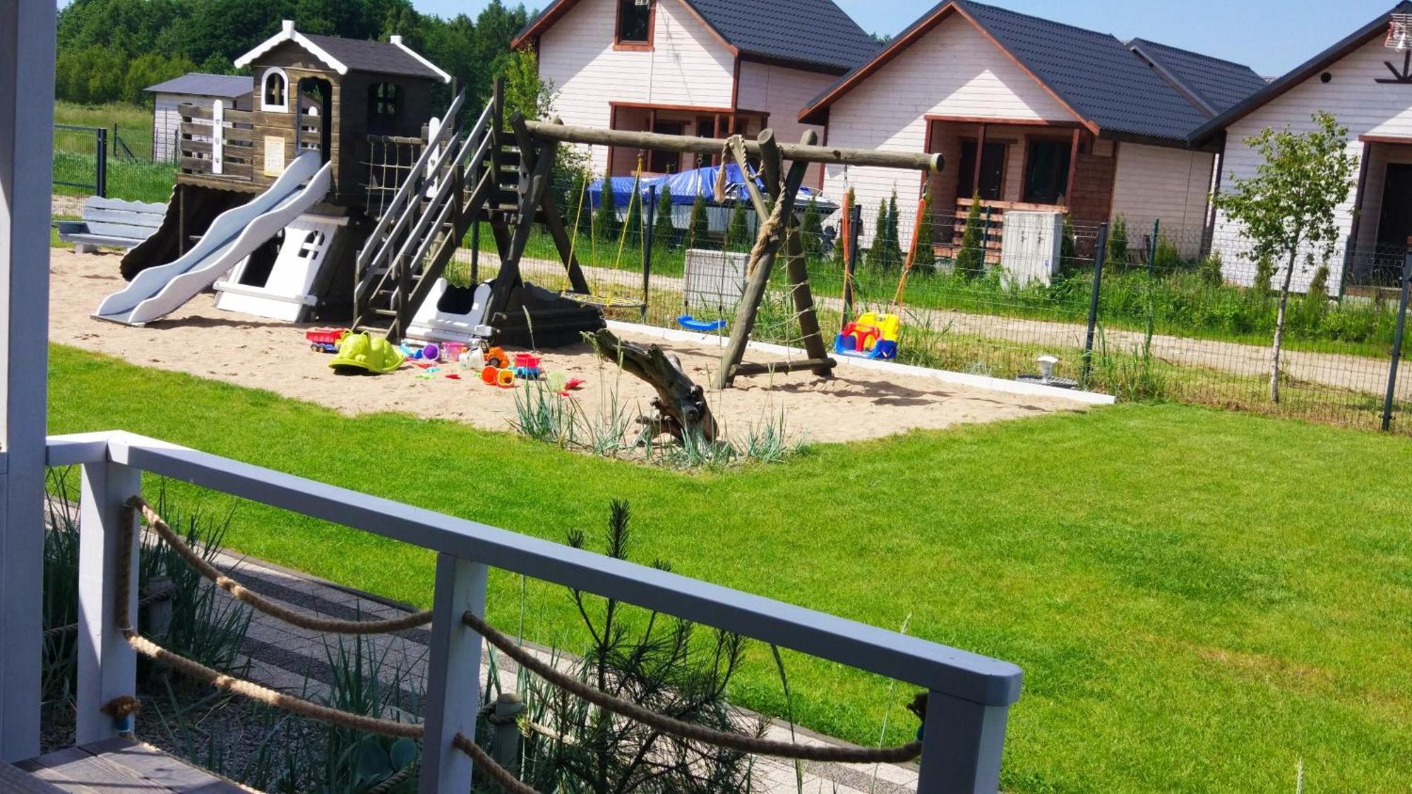 Linowe Domki - Domki Letniskowe Nad Morzem Rusinowo  Exteriör bild